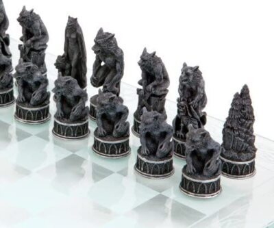 Nemesis Now Vampire Werewolf Chess Set 44cm Black | eBay