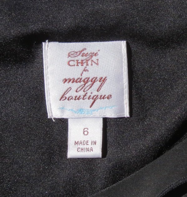 Suzi Chin for Maggy Boutique☆ブラックカフタンワンピース s-l500.jpg