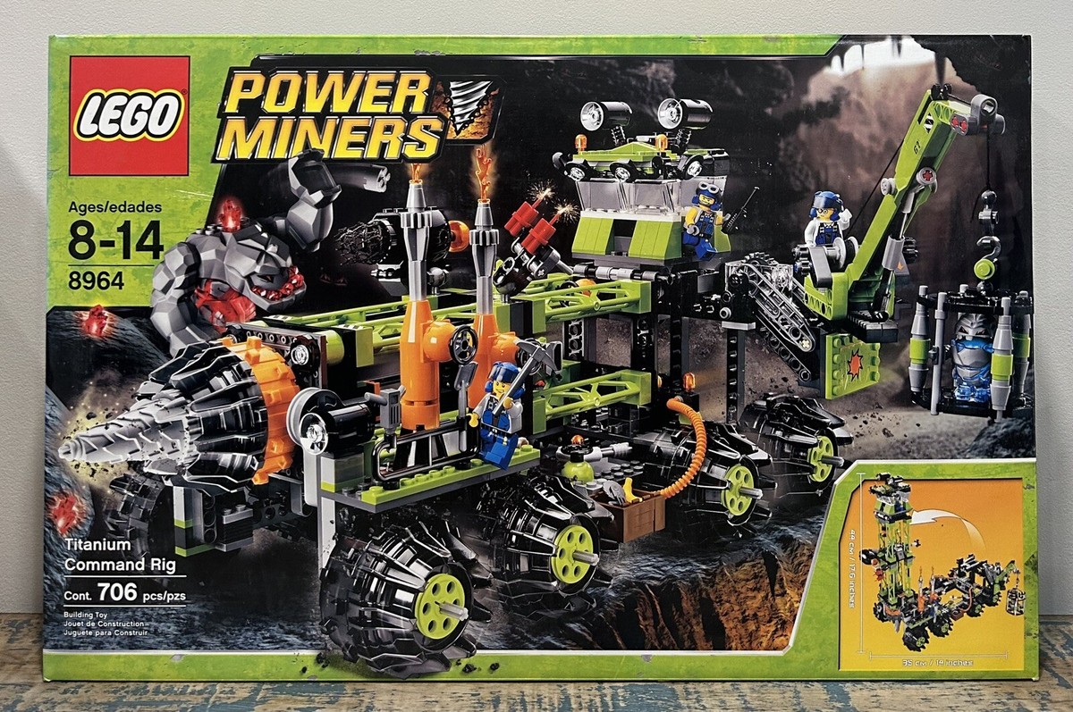 LEGO 8964 Power Miners: Titanium Command Rig FACTORY SEALED NIB