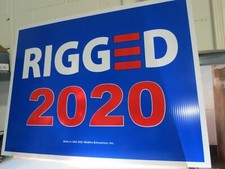 18X24 YARD SIGN TRUMP ELECTION 2024 MAKE AMERICA GREAT AGAIN 2020 GOP Rigged