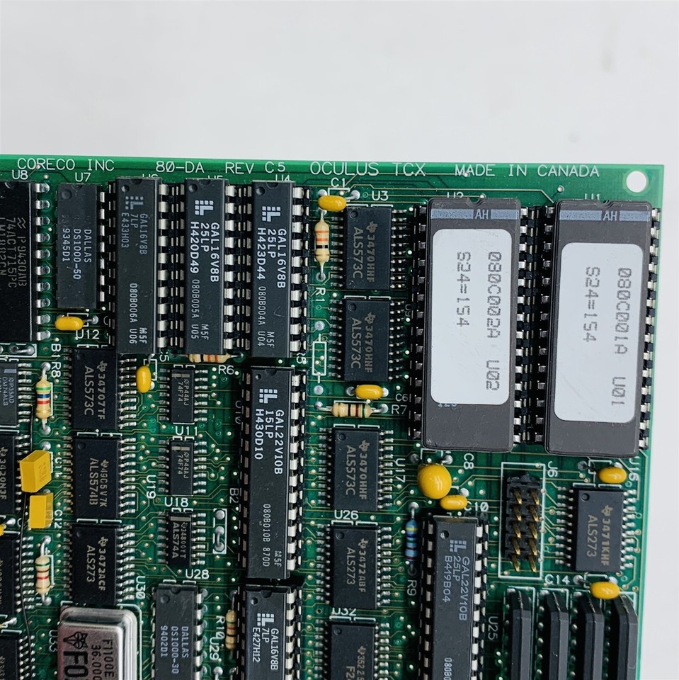 Coreco Oculus TCX 80-DA TCX ISA Card Vintage Video Capture Frame ...