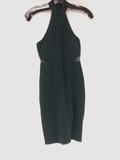 $69 Sequin Hearts Junior's Women's Green Halter Neck Bodycon Party Dress Size 1