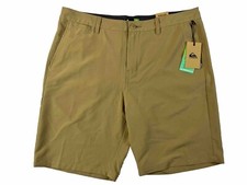 NWT Quiksilver Dry flight Amphibian Shorts Water Repellent Mens Size 30 Khaki