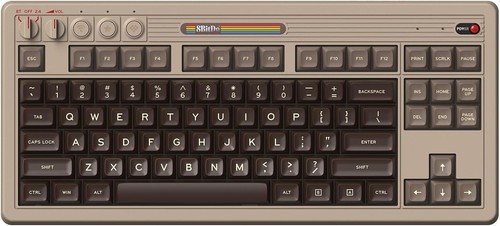 Clavier mécanique rétro Bluetooth2,4G USB-C 87 touches Windows et Android qwerty - Photo 2/10