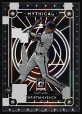 2022 Donruss Optic Christian Yelich #MTH-23 Milwaukee Brewers