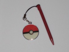 3DS Stylus with Pokeball Charm - Stylus  Charm for Nintendo DS Gaming System