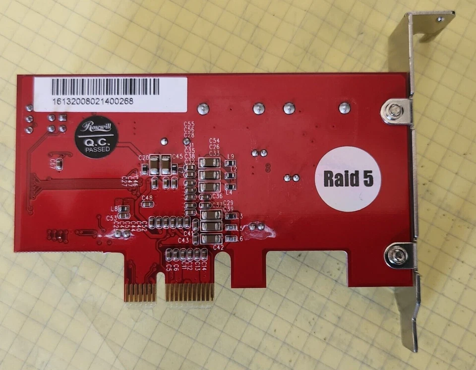 Addonics I103-00E AD2SA3GPX1 PCIe 2-Port SATA RAID Controller Card - Image 3 of 4