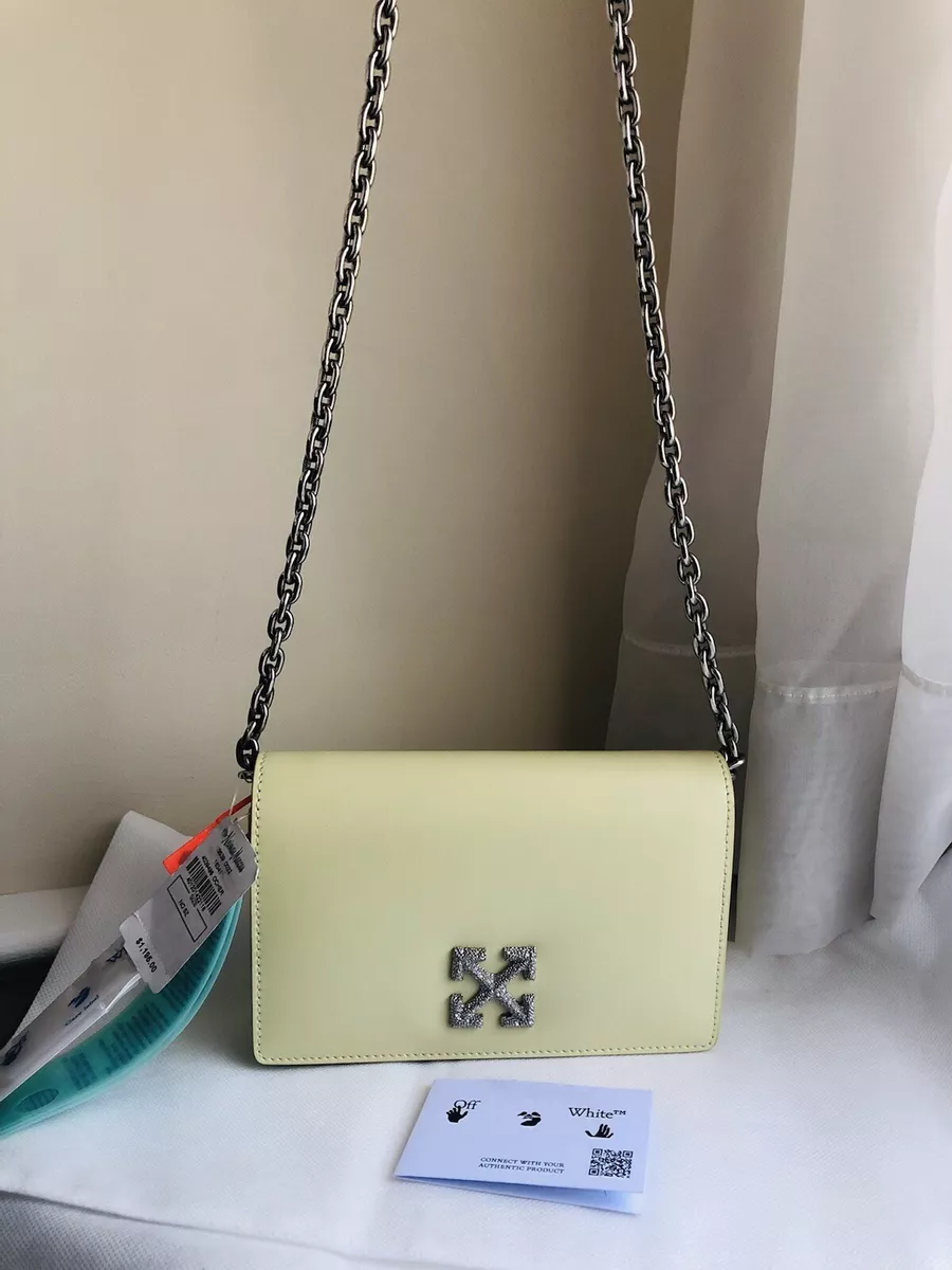 Off-White Jitney 0.5 Cash Inside Chain Shoulder Bag