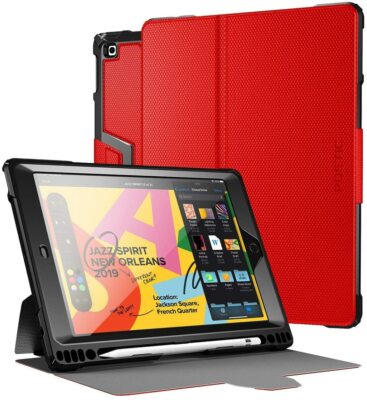 Portic For iPad 10.2 Tablet Case Full Coverage Triple Layers Protective Cover