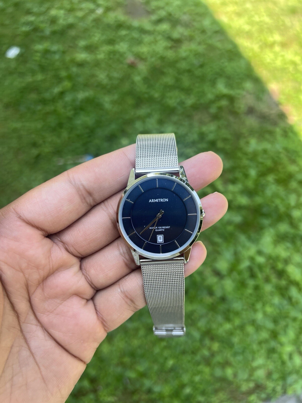 Armitron Men's Classic  Date Function Mesh Bracel… - image 10