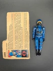 Vintage GI Joe Cobra The Enemy Soldier 1982/83 Figure w File Card Broken Hand