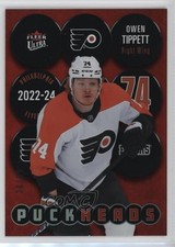 2024-25 Upper Deck Fleer Ultra Puckheads Red 36/99 Owen Tippett #PH-22 5x5