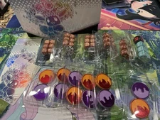 6 Pack Dice Counters 5 Prismatic 1 Team Rocket With Prismatic Box