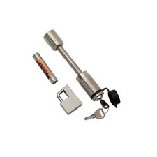 Bulldog 580406 Stainless Trailer Hitch Lock For 1-14 2 Square Receivers