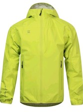 KUTOOK Men's Rain Jacket Waterproof Hooded Lightweight Breathable Raincoat L New