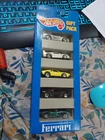 Hot Wheels Vintage Ferrari 5 Car Gift Pack