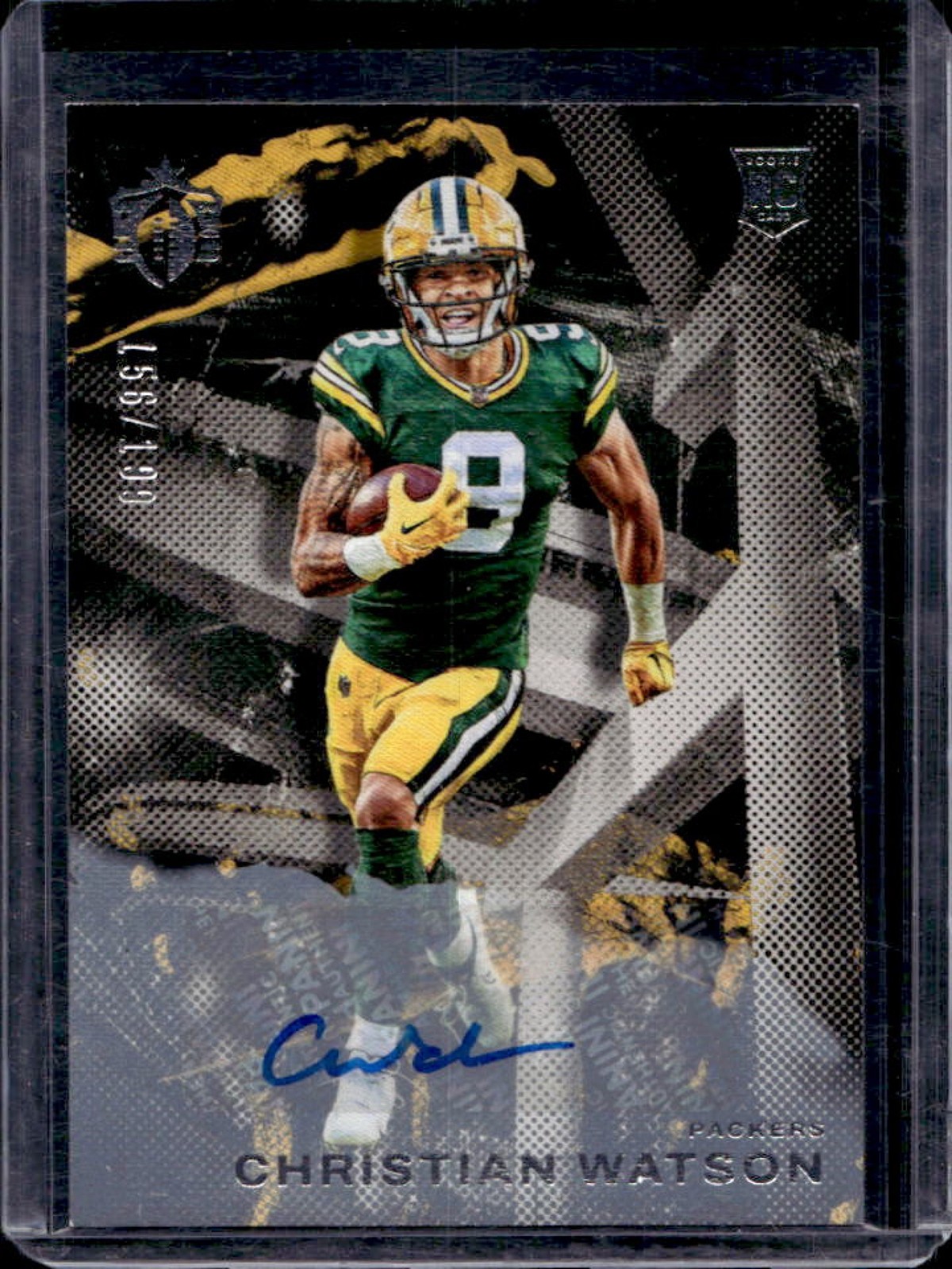 2022 Chronicles Christian Watson Gridiron Kings Signatures RC Auto #/199 Packers