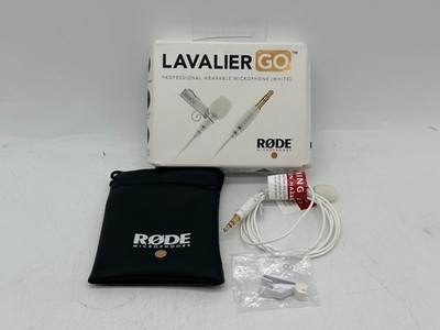 Rode Lavalier Gow Professional Grade Wearable Microphone - White