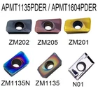 10PCS APMT1135PDER-H2 / APMT1604PDER-H2 CNC Indexable Carbide Milling inserts