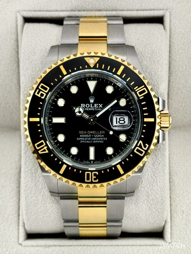 NEW 2022 Rolex Sea-Dweller 43mm 126603 Two-Tone Black Dial