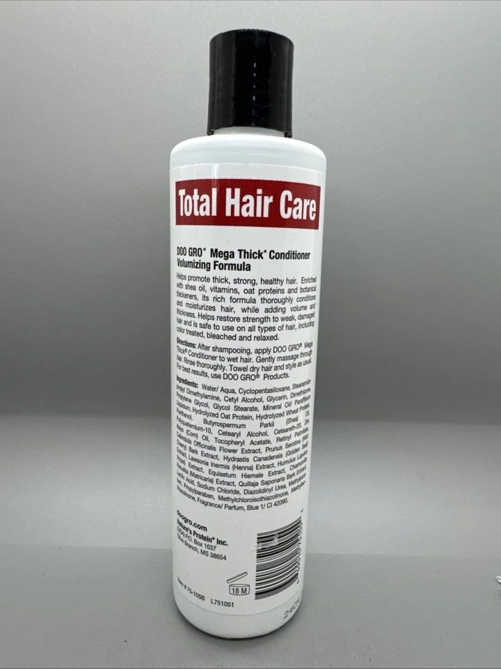 {J6} DOO GRO Mega Thick Vitamin Conditioner - Total Hair Care - 10oz. - Image 2 of 2