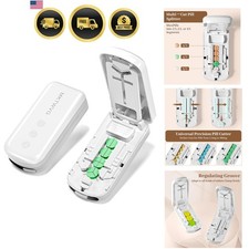 Pill Cutter for Small Pills, Pill Splitter for Tiny Pills - Precisely Cuts in...