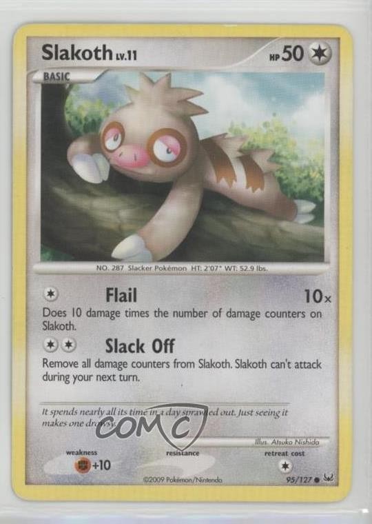 Slakoth Pokémon Platinum #95 2009