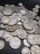 90% Junk Silver Coins $2.50 Face Value Mixed Coin Lot Estate Sale Eagle, Liberty