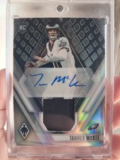 Tanner McKee Auto Rookie Jersey /299 2023 Panini Phoenix #RAJ-TM Eagles RC RPA