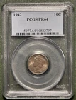 1942 Proof Mercury Dime - PCGS PR-64