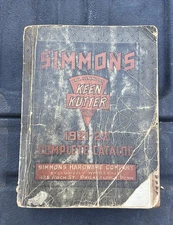 Antique 1921-22 SIMMONS HARDWARE CO - KEEN KUTTER catalogue Knives, Fishing Lure