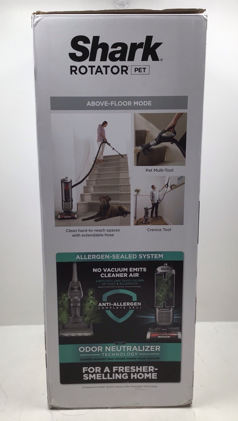 Shark Rotator Pet Vacuum W/ PowerFins HairPro & Odor Neutralizer Defects