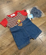 NWT Vintage Disney Baby Romper Set Winnie The Pooh  Tigger 3-6 Months