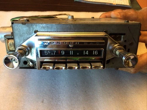 1958-1962 Corvette Wonderbar Radio w/ Knobs Original Delco  Professionally Done