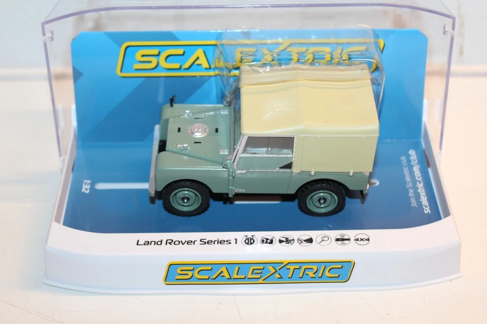 SLOT CAR SCALEXTRIC LAND ROVER SERIES 1 SPECIALE EDZIONE NUOVA 1/32 - Immagine 4 di 4