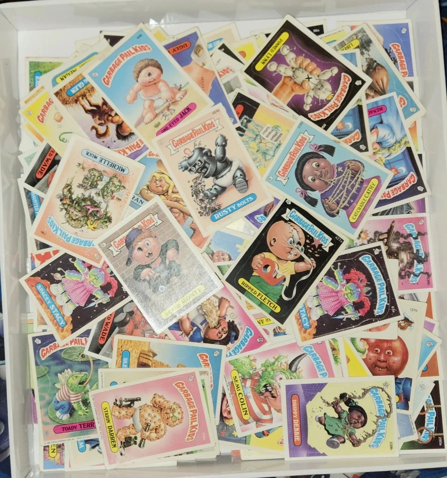 GPK lot 50+ Or 75+ With Free ORIGINAL Wax Pack & FREE SHIP 1985-88 Garbage Pail - Image 2 of 4