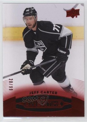 2015-16 Upper Deck GTS Overtime Rookies Red Foil 28/99 Jeff Carter #145 2a8