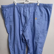 Carhartt C55101X Force Rockwall Men's Big  Tall Blue Scrub Pants Size 3XL