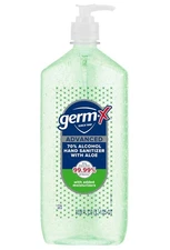 Germ-X Advanced Hand Sanitizer with Aloe and Vitamin E, Non-Drying Moisturizing