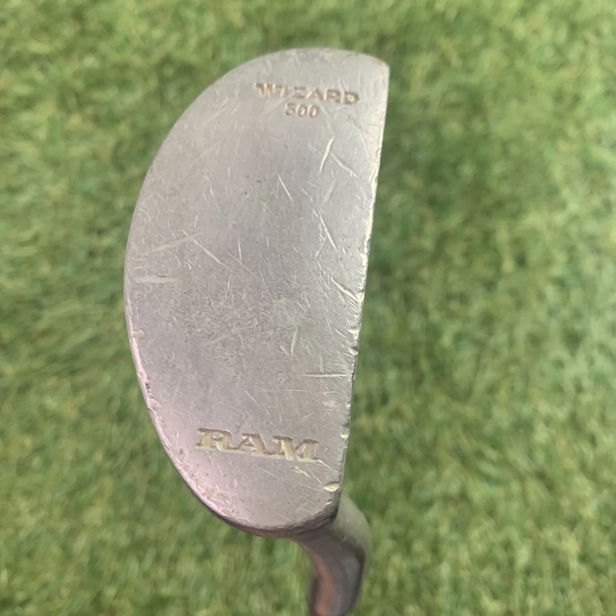 VINTAGE RH OR LH BRASS PUTTER 35.25 INCH EXCELLENT COUP DE GRACE