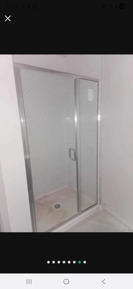 Cabina de ducha semi sin marco Foto 4 de 4