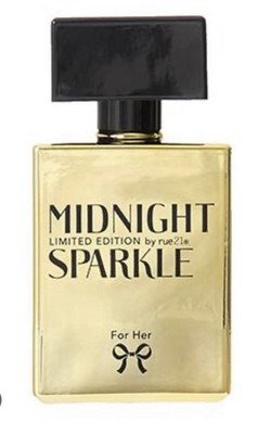 MIDNIGHT SPARKLE FOR HER LIMITED EDITION RUE21 1.7 FL OZ SPRAY PERFUME 50ML GOLD