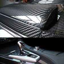 5d Glossy Carbon Fiber Vinyl Film Car Interior Wrap Stickers Auto Accessories