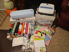 HUGE LOT CRICUT EXPLORE AIR 2 BLUE Die Cuttin...