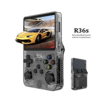 R36s Retro Handheld Video Game Console Latest ArkOS 2.0 Upto 20KGames