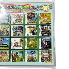 Super Combo 208 in 1 Game Cartridge Pokemon Mario Zelda Nintendo DS 3DS 2DS XL