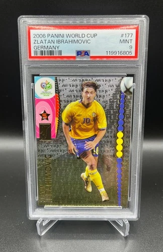 2006 Panini FIFA World Cup Germany - Zlatan Ibrahimovic (FOIL) #177 - PSA 9