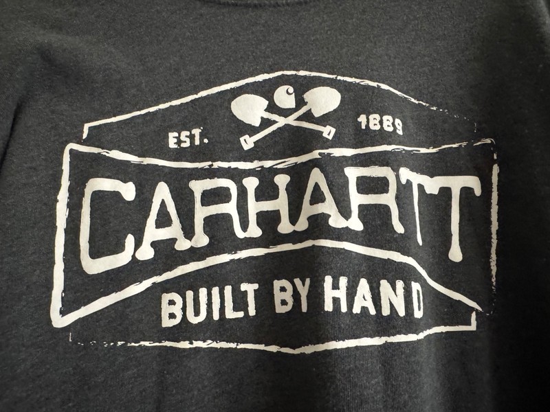 Carhartt Built By Hand Size Large Fully Relaxed & Comfortable