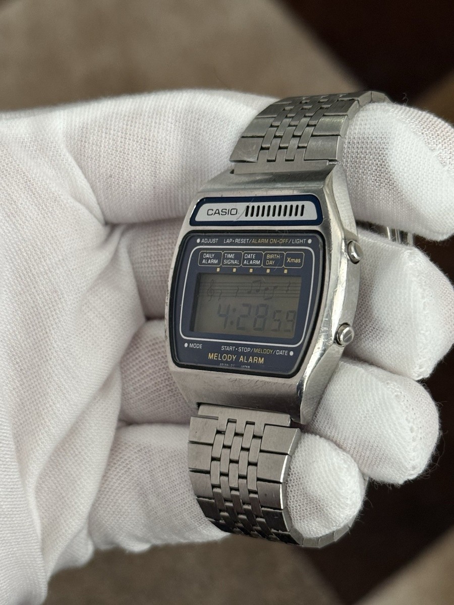 時計 CASIO MELODY ALARM H104 Vintage Casio Melody Alarm H104 Digital Mens Watch | eBay