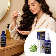 Biotin Hair Oil Deep Nourish,Strengthen Roots, Prevent Split Ends Scalp Care